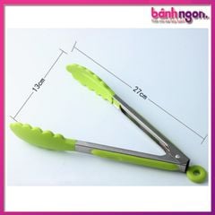Kẹp Gắp Thức Ăn Đầu Silicone Chống Dính Chịu Nhiệt & Tay Cầm Chống Trượt 28cm