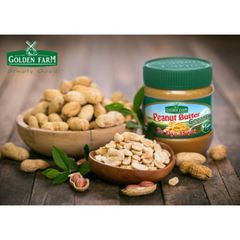 Bơ đậu Phộng – Bơ Lạc – Peanut Butter Golden Farm Dạng Mịn Hoặc Dạng Hạt Hộp Nhựa, Thơm Ngon, Tiện Dụng, Giàu Dinh Dưỡng