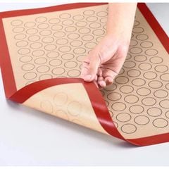 Tấm Lót Sợi Thuỷ Tinh Nướng Bánh Macaron 70 ô 40*60cm