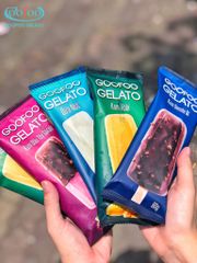 [ Cà-Lem Giải Nhiệt Cuộc Sống ] Hộp 8 Cây Kem Que Goofoo Gelato Sản Xuất Theo Công Nghệ Của Ý