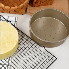 Khuôn Gato Đúc Tròn Liền Chống Dính Đục Lỗ 22cm