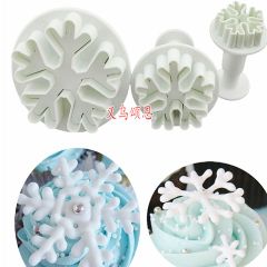 Bộ cutter tạo hình 3d ( fondant) bông tuyết