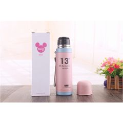 Bình Giữ Nhiệt 500ml Chất Liệu Nhựa Lúa Mạch PP Thực Phẩm An Toàn Sử Dụng
