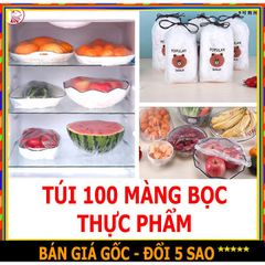 Túi 100 Màng Bọc Thực Phẩm Co Giãn Gấu Polupar Brown - Túi Gấu Nâu Màng Bọc Thực Phẩm