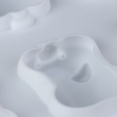 Khuôn Silicon 3D Làm Thạch Rau Câu, Chocolate, Pudding Trang Trí Bánh Hình 6 Chú Heo Vàng