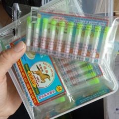 Bột thơm vani/bột Vanilline ống con ngựa (vỉ 10 ống)
