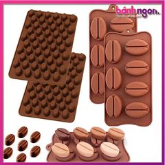 KHUÔN SILICON HẠT CÀ PHÊ 7V/55V LÀM SOCOLA Mini Kẹo Làm Kẹo Jello Làm Khuôn Khuôn Nướng Bánh DIY Trang Trí Bánh