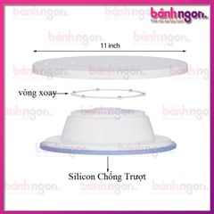 Bàn Xoay Bánh Kem Nhựa/Bàn Xoay Trang Trí Bánh