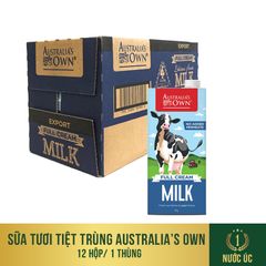 Sữa Tươi Úc Australia's Own Nguyên Kem Hộp 1L