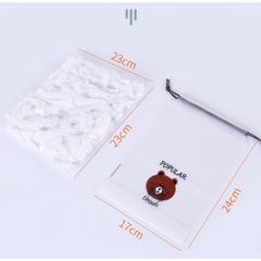 Túi 100 Màng Bọc Thực Phẩm Co Giãn Gấu Polupar Brown - Túi Gấu Nâu Màng Bọc Thực Phẩm