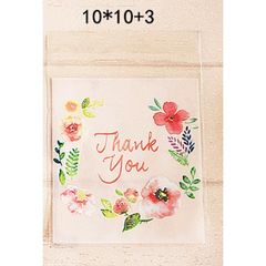 Túi Đựng Bánh Quy, Bánh Dứa Thank You 10cm Set 10c