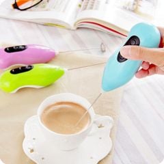 Máy đánh trứng mini cầm tay- máy tạo bọt cà phê, tạo xốp bề mặt, 2 in 1 Không dính,linh hoạt và dễ cầm