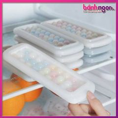 Khuôn nhựa làm thạch rau câu, đá bi 27 viên