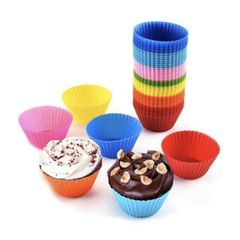 Khuôn silicon cupcake tròn 7cm