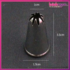Đui Bắt Kem Inox 8 Cánh Cụp