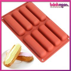 Khuôn Silicone 8/10 Ngăn Tạo Hình Ngón Tay Làm Bánh Sampa/Mousse/Bánh pudding/Đá Viên