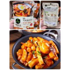 Sốt Nấu Bánh Gạo Tokbokki Hàn Quốc BIBIGO Cay Ngọt Gói 120g