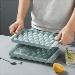 KHUÔN NHỰA LÀM THẠCH RAU CÂU,ĐÁ BI 33 VIÊN