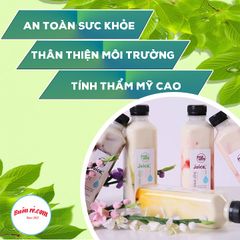 100 Chai Nhựa Vuông Nắp đen 330ml,470ml Việt Nhật–Chai Nhựa Đựng Trà Sữa, Nước ép An Toàn