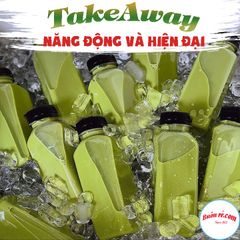 100 Chai Nhựa Vuông Nắp đen 330ml,470ml Việt Nhật–Chai Nhựa Đựng Trà Sữa, Nước ép An Toàn