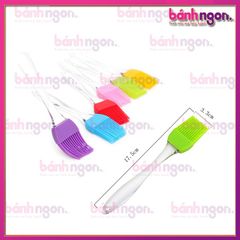 Chổi Quét Dầu/Quét trứng/Quét Bơ Silicon Cán Nhựa Rời 17cm