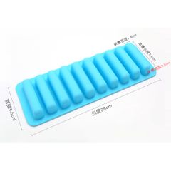 Khuôn Silicone 8/10 Ngăn Tạo Hình Ngón Tay Làm Bánh Sampa/Mousse/Bánh pudding/Đá Viên