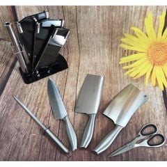 BỘ DAO INOX 6 MÓN CAO CẤP XUẤT NHẬT