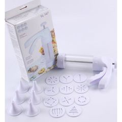 Bộ Cookies Press Nhựa Làm Bánh Quy 12 Mặt