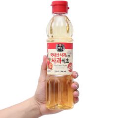 Giấm Táo Beksul Hàn Quốc Dùng để trộn salad rất healthy, làm tăng hương vị cho 1 số món ăn  Chai 500ml