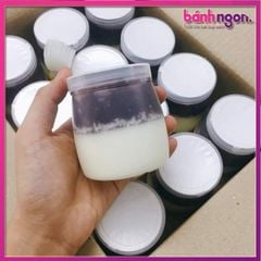 Combo 10 Hũ Làm Sữa Chua Lọ Đựng Kem Caramen Có Nắp Đậy Nhựa 120ml Dày Dặn