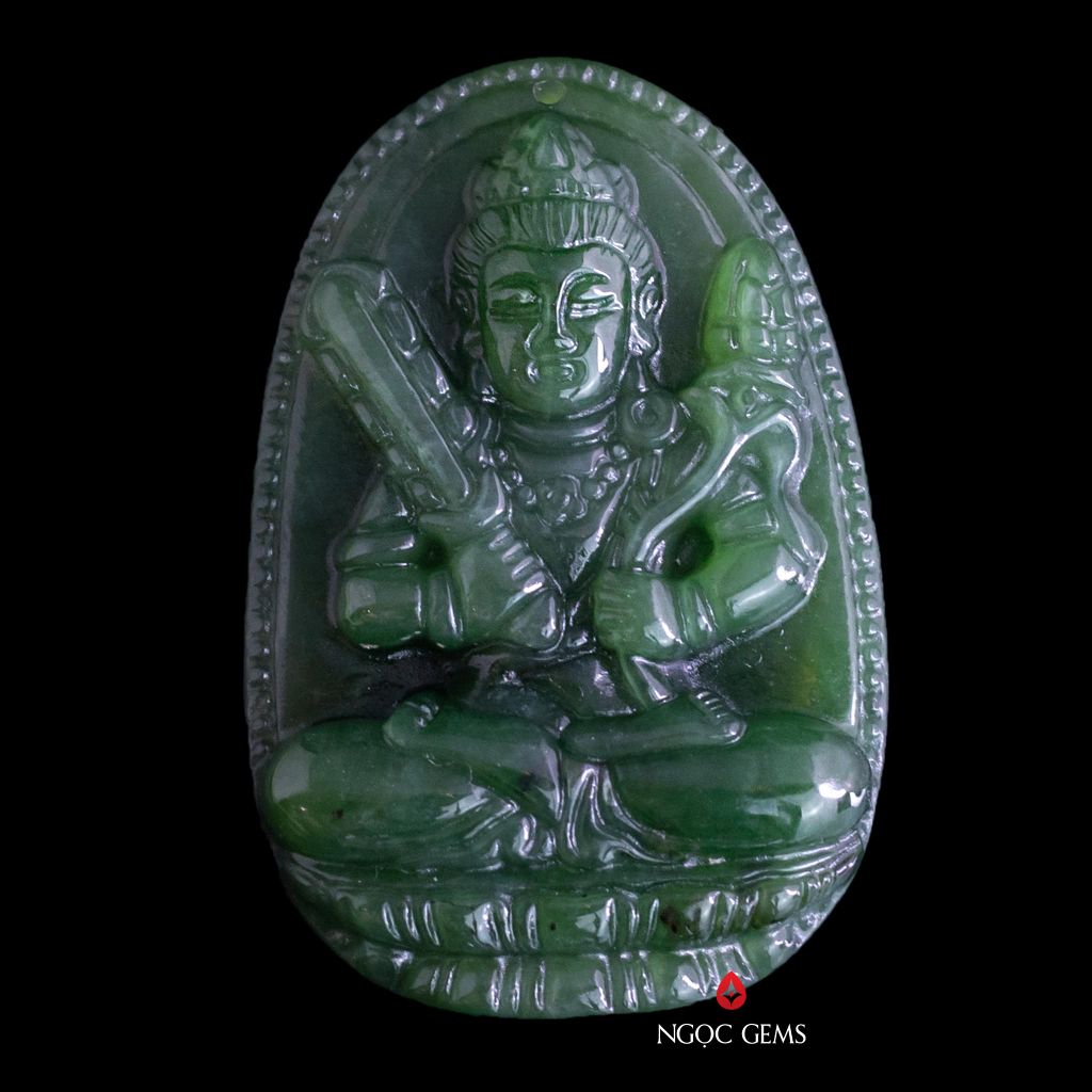 Phật Bản Mệnh - Hư Không Tạng - Nephrite