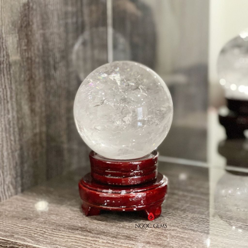 Viên Thạch Anh Trắng