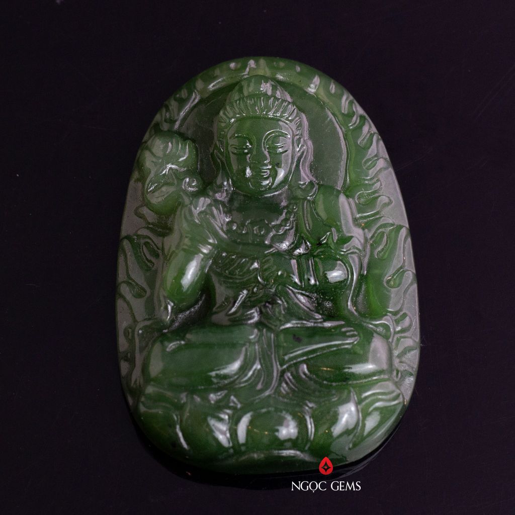 Phật Bản Mệnh - Đại Thế Chí Bồ Tát - Nephrite