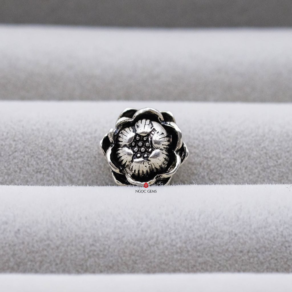 Charm bạc Hoa Ưu Đàm Bạc nhỏ - Bạc 925