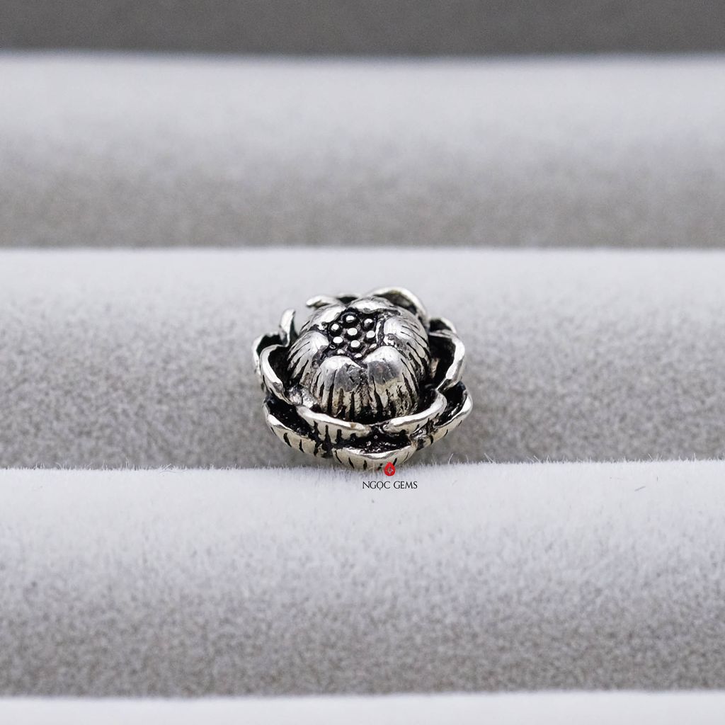 Charm bạc Hoa Ưu Đàm Bạc nhỏ - Bạc 925
