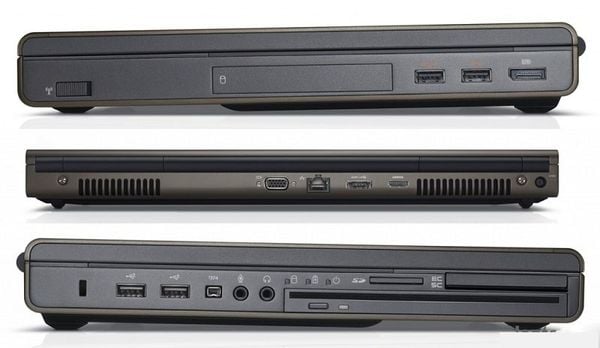 hệ thống cổng kết nối ở dell m4700