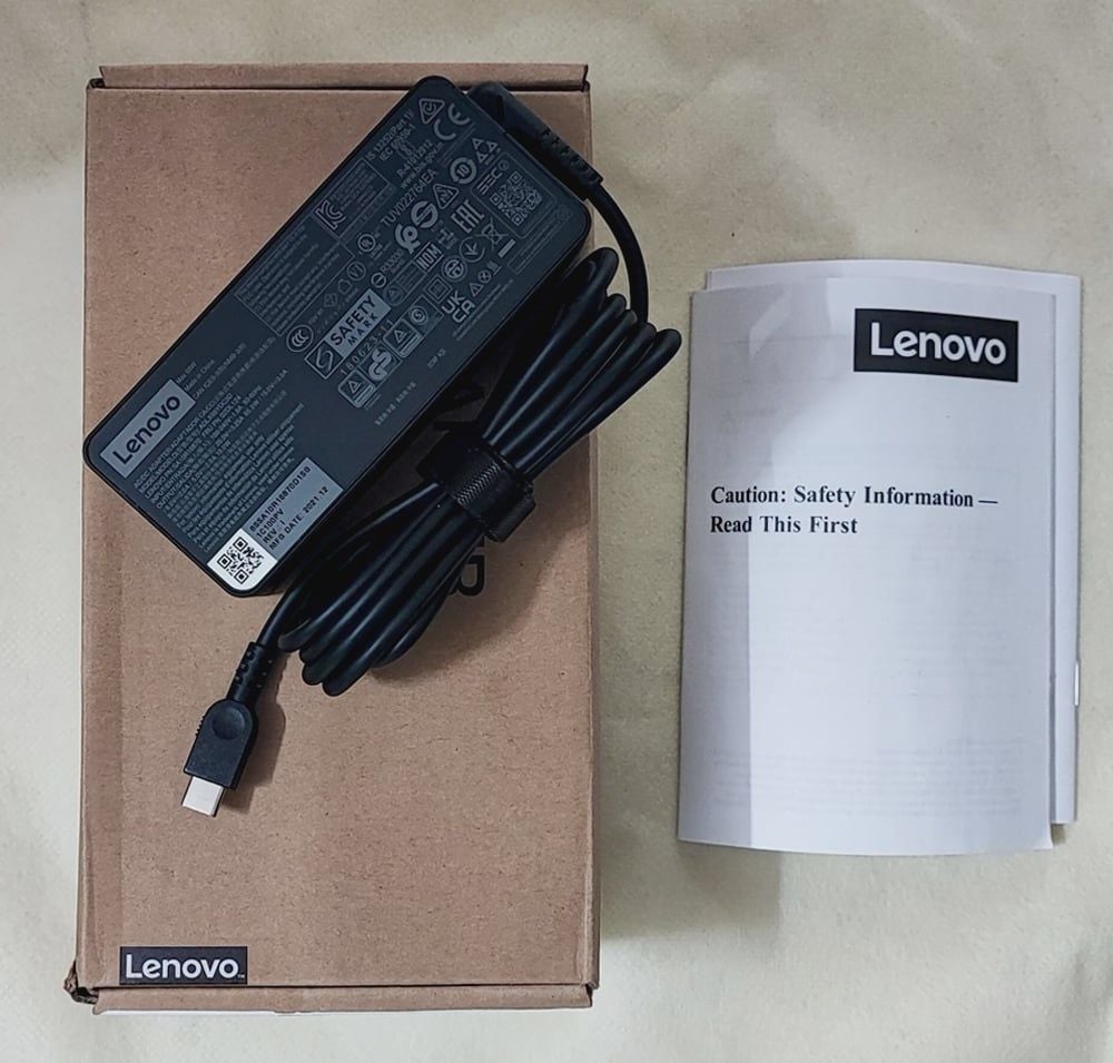  Sạc Lenovo Type C 65w (3.25A), 45w (2.25A) 20V bóc máy nguyên Zin (Original) 