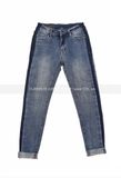 JEANS XANH SỌC ĐEN