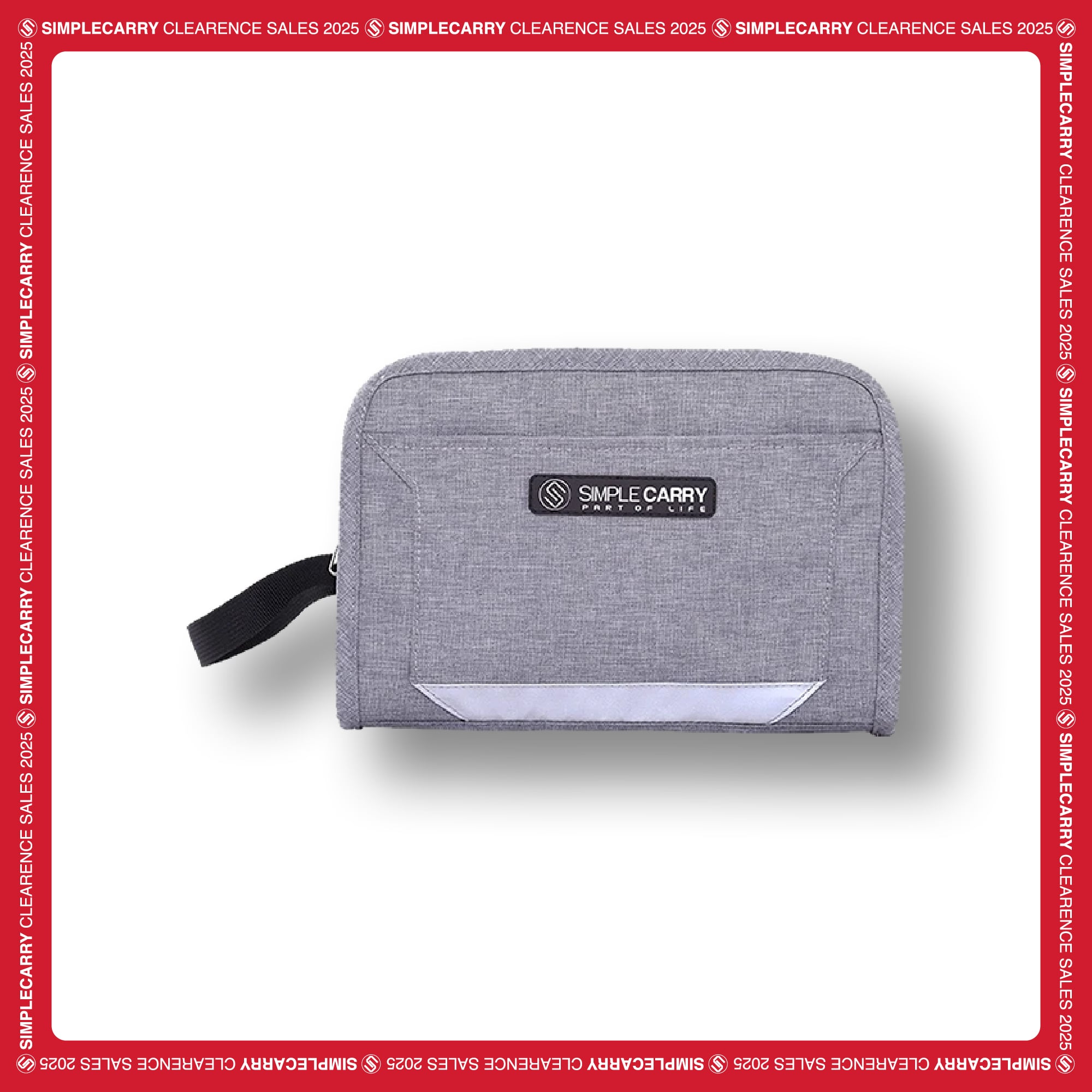 GOLF POUCH GREY