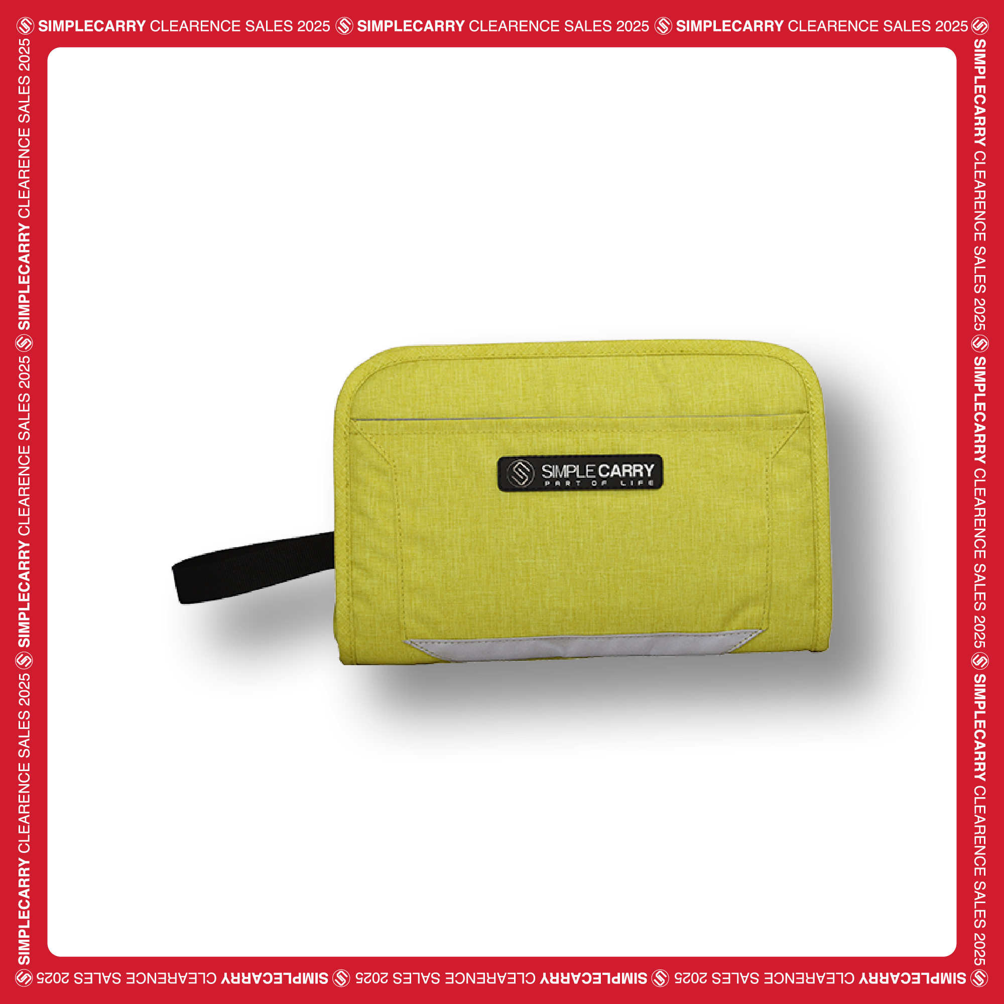 GOLF POUCH YELLOW