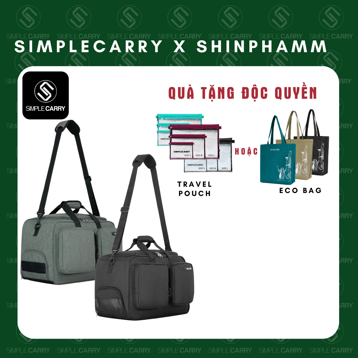 [SCA x Shin Phamm] DUFFLE SD77 + Quà Tặng