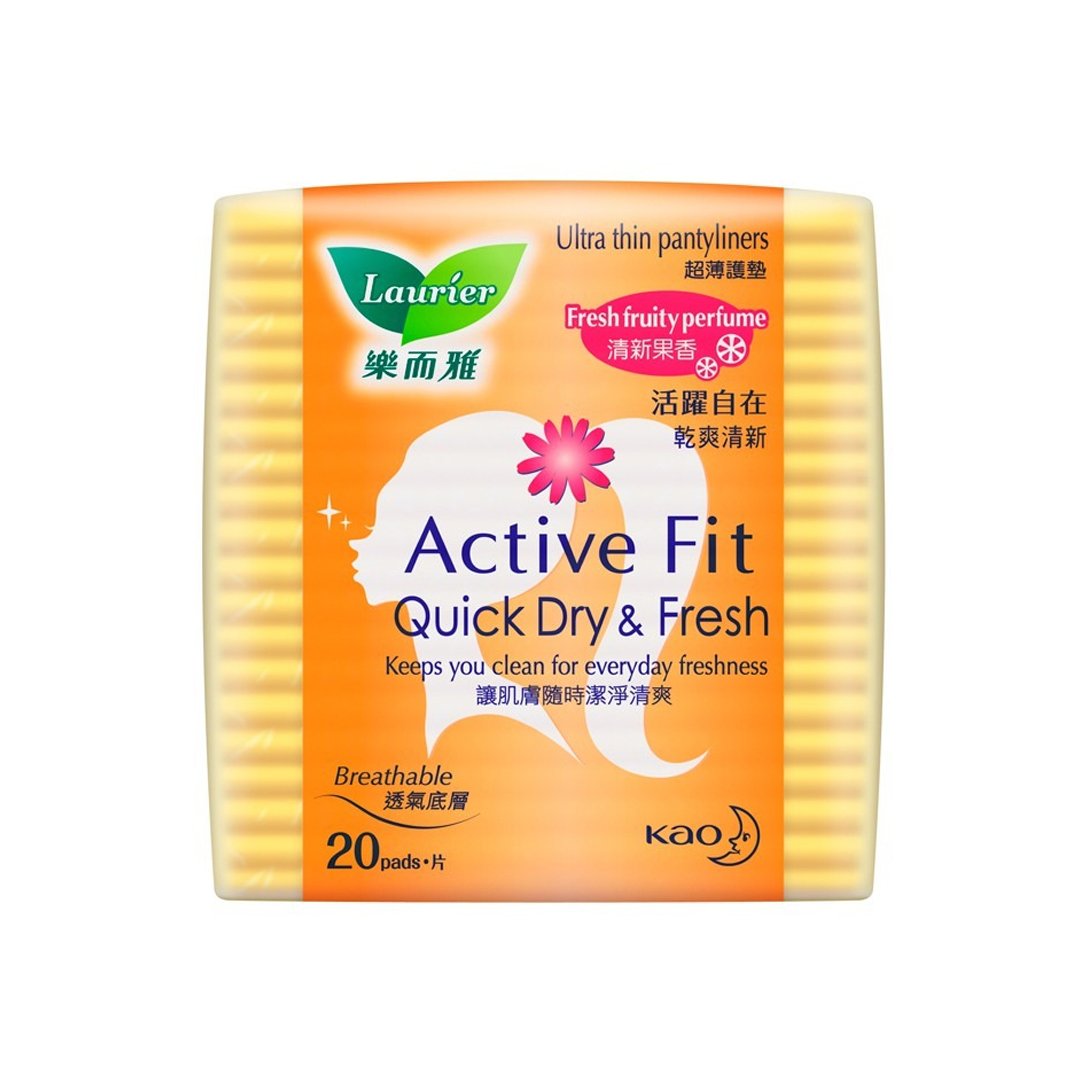 BVS Hàng Ngày Laurier Active Fit Hương Trái Cây 20 miếng