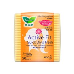 Băng vệ sinh Hàng Ngày Laurier Active Fit Hương Trái Cây 20 miếng