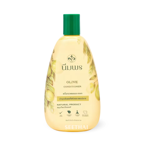 Dầu Xả Thảo Dược Cho Tóc Khô, Chẻ Ngọn NIMPORN Olive 400ml