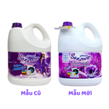 Nước Giặt Xả Đậm Đặc Sanzoft Hương Hoa Violet Cổ Điển 6in1 3.5L