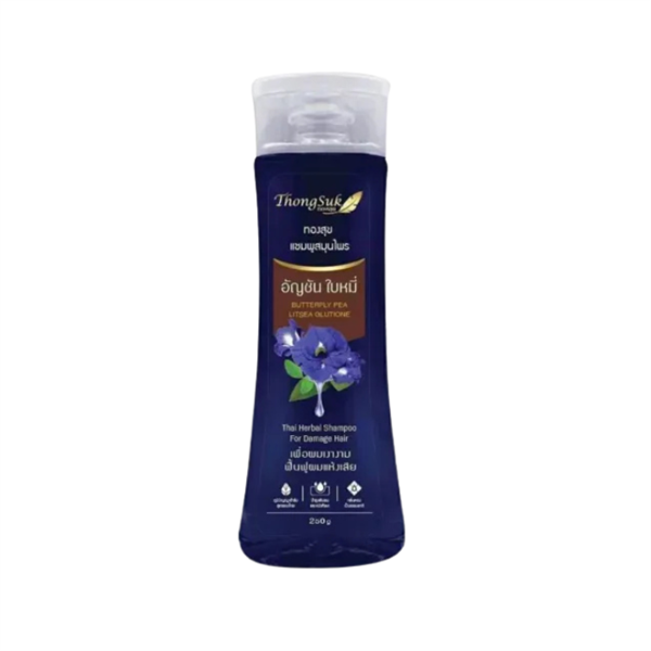 Dầu Gội Thảo Dược Thongsuk Tinh Dầu Hoa Đậu Biếc 250g