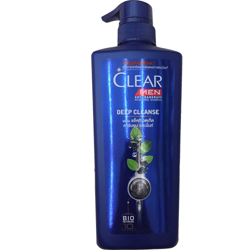 Dầu Gội Clear Men Deep Cleanse Than Hoạt Tính 480ml