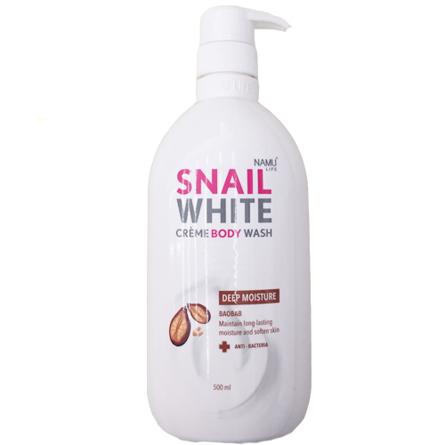 Sữa Tắm Dưỡng Trắng Da Snail White Baobab 500ml