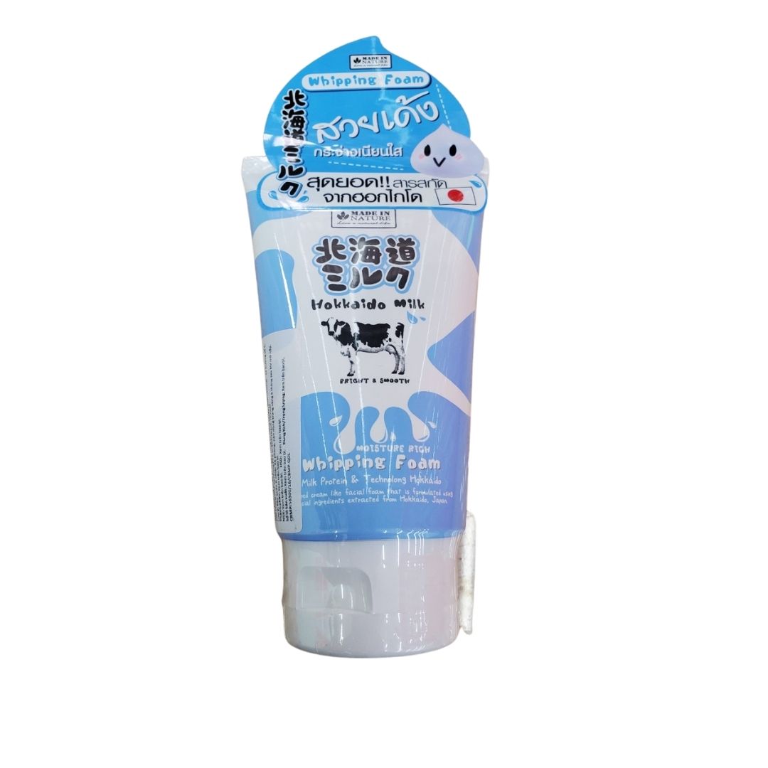Sữa rửa mặt dưỡng ẩm và mịn da Made In Nature Hokkaido 100g
