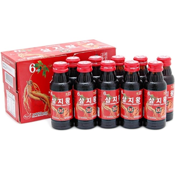 Nước Hồng Sâm 6 Năm & Linh Chi KGS Hàn Quốc 100ml